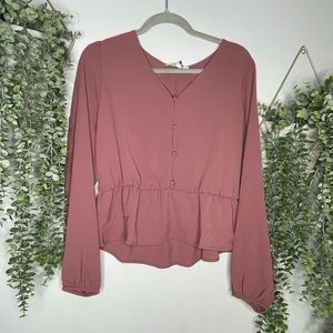 Olive Oak Blouse size L